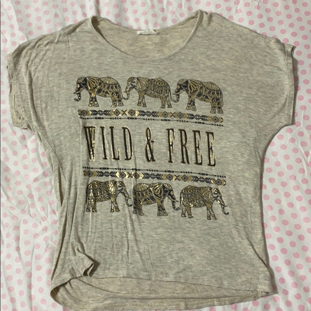 Wild & Free Tribal Elephant Shirt